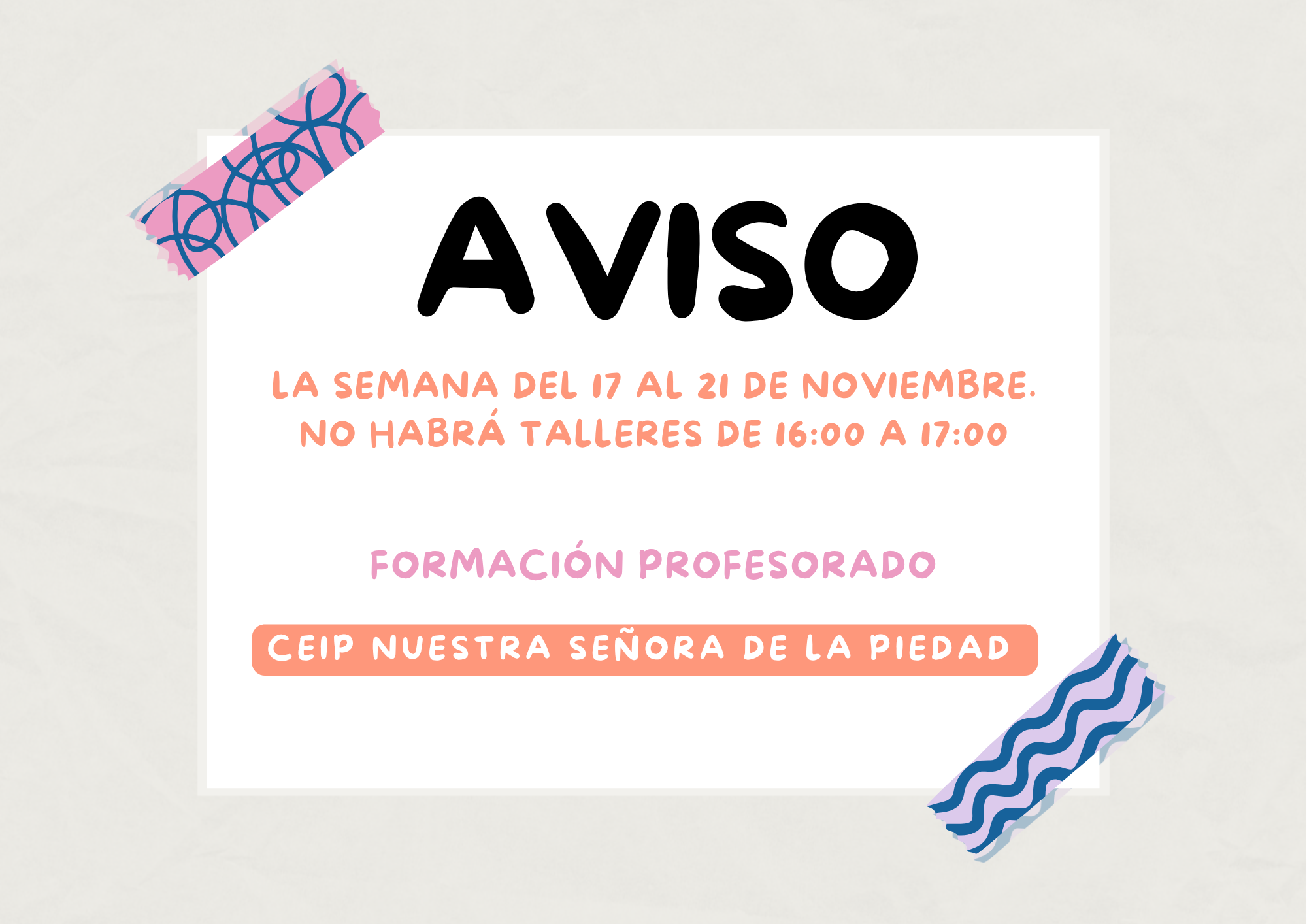 SEMANA 17 AL 21 NOVIEMBRE